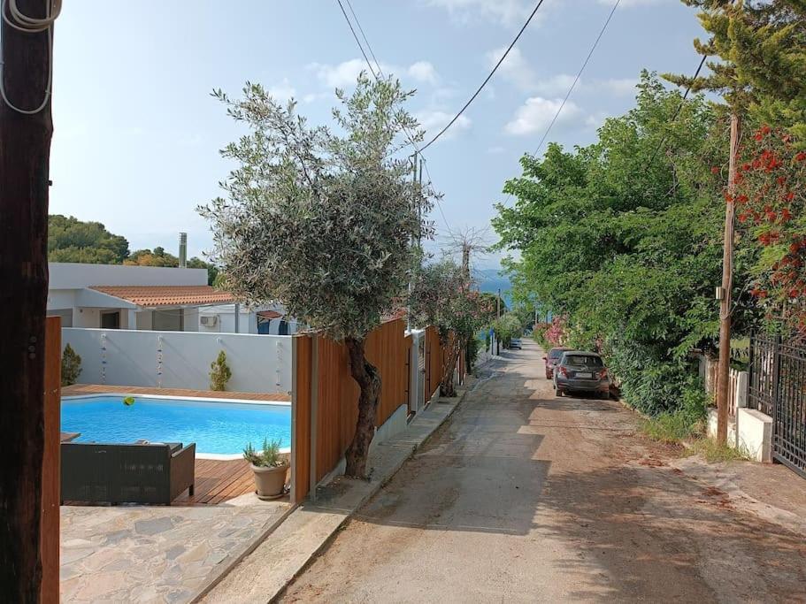 Μοντέρνα Εξοχική Μονοκατοικία Με Ιδιωτική Πισίνα! Khalkoutsion Eksteriør billede